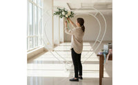Double Layer Heart Arch Tubular Heart Arch Stand Floor Standing