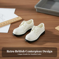 1/6 Scale Doll Shoes High-Quality PVC 1/6 BJD Shoes Realistic Laces for Hobbyists, Scenes
