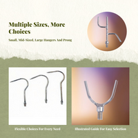 Heavy-Duty Hook Metal Utility Hanger Garage Storage