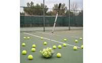 Tennis Ball Picker with Wire Basket Adjustable Tennis Ball Collector Comfortable Grip for Training