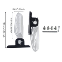 Aluminum Alloy Footrest Peg Non-Slip Foldable Bike Peg Space-Saving Vehicle Accessory