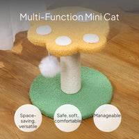 Mini Cat Tree Cat Scratcher Condo Space-Saving