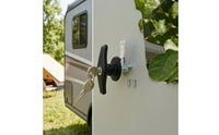 T-Handle Lock with Keys Keyed T-Handle Lock Chrome-Plated Zinc Alloy for Storage Door, Trailer