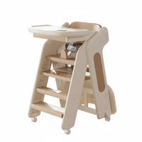 Grow Together High Chair Foldable Toddler Step Stool Multi-Use for Dining Room