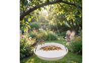 Hanging Bird Bath Outdoor Hanging Bird Feeder Garden for Nature Lovers, Backyard