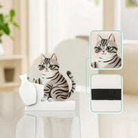 Feline Whisker Holder 3D Printed Feline Whisker Keepsake Cute for Fridge