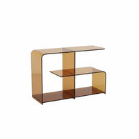 Minimalist Design C-Shaped Side Table Space-Saving C-Shaped Table Modern design Nightstand Multi-Functional for Apartment Dwellers, Homeowners, Remote Workers, Living Room, Bedroom, Small Spaces, Home Office