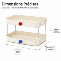 desktop storage rack