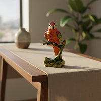 Parrot Jewelry Box Presentable Enamel Avian Trinket Box Gift Idea Home Decor for Desk, Living Room, Display Shelf