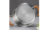 6 Pieces Soup Pot Set with Handles Stainless Steel Soup Pot Set Induction Compatible Pots for Home Cooks, Renters, Kitchen, Meal Prep