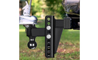 Adjustable Trailer Hitch 2-Inch Trailer Hitch with Locking Pins Carbon Steel for Transporting