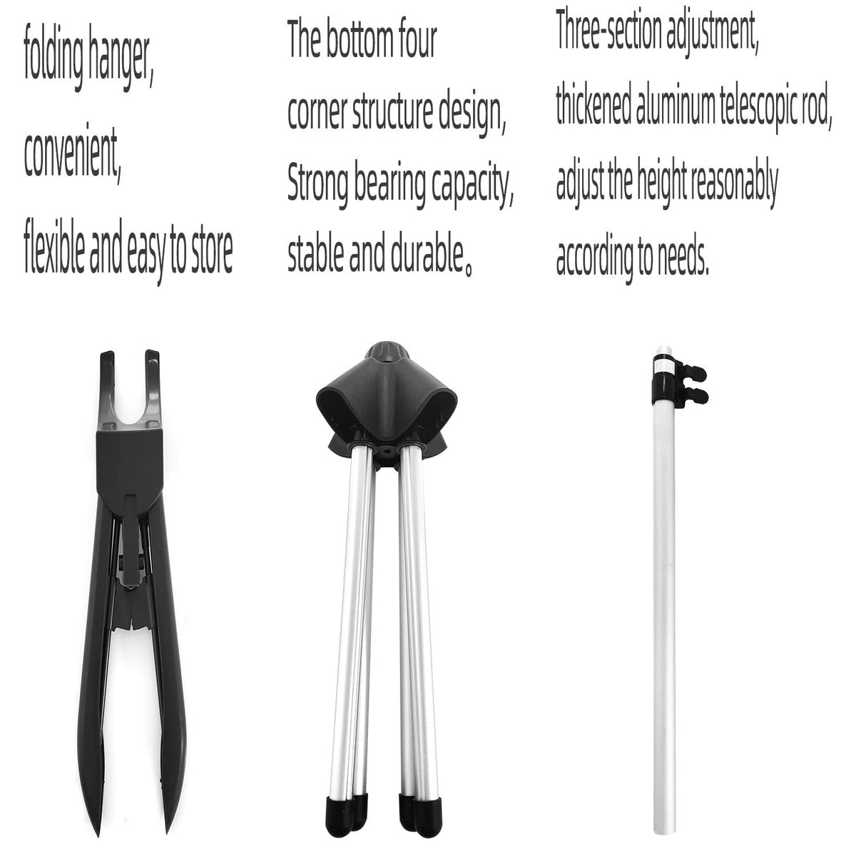 Adjustable Garment Steamer Stand Handheld Steamer Stand for Travel