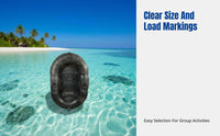 Inflatable Kayak, Thickened PVC Dinghy, Dual Chamber, Fishing Boat, Water Activities