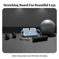 Non-Slip Design Calf Stretcher Incline Board Heavy Duty Leg Stretcher with Resistance Bands Padded Heel Protection Standing Foot Stretching Device Massage Surface for Runners, Athletes, Post-Workout Recovery, Physical Treatment, Home Gym, Office