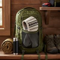 Jacquard Balaclava Hat for Women, Winter Warm Knitted Hood Scarf Combo