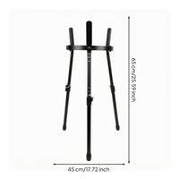 Hand Drum Stand Foldable Adjustable Drum Stand Rubber Feet Instrument Support
