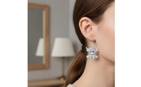 Cute Animal Charm Earrings Creative Design Shaggy Cattle Earrings Double-Sided Pattern Fashion Jewelry for Gift, Daily Wear, Festival