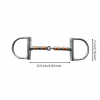 Stainless Steel Riding Gear Bit D-Shaped Soft Control to Clean Equestrian Gear for Equestrians