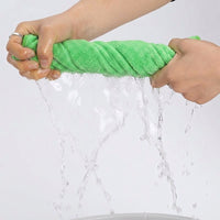 Large Microfibre Towel and Microfibre Cloth 30cm x 70cm, Highly Absorbent Cleaning Cloths for Kitchen, Reinforced Edges for Car and Furniture Use