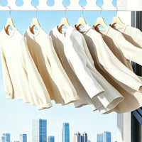 Space-Saving Drying Rack with Clamp Rustproof Window Drying Rack Outdoor Hardware Heavy-Duty for Rv
