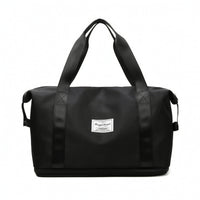 Travel Duffel Bag with Trolley Sleeve Waterproof Duffel Bag with Wet Compartment Large Capacity Versatile for Travelers