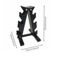 Triangular Dumbbell Rack Cross-Supported Floor-Standing Dumbbell Rack Triangular Fitness Equipment