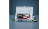 Compact Thread Repair Tool Kit with Case Organized Thread Chaser Tool Set with Storage Case Comprehensive Precision for Mechanics, DIYers, Hobbyists, Garage, Workshop