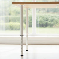 Adjustable Table Leg with Mounting Plate Collapsible Table Legs with Mounting Screws Heavy Duty Storage for DIYers, RV