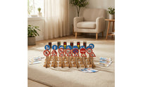 Wooden Traffic Signs with Stands Interactive Wooden Traffic Signs Playset Learning Toy Imaginative Set Open-Ended
