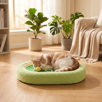 Soccer Field Cat Scratcher Indoor Cat Scratcher with Toy Ball   Pet Supply Cats