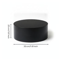 Smooth Cylindrical Display Base Contemporary Circular Acrylic Pedestal