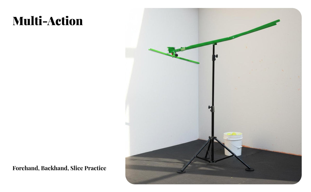 Tennis Swing Easy Setup Solo Tennis Height Adjustable for Beginners, Intermediate Athletes, Backyard, Outdoor, Driveway