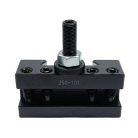 Lathes Tool Post with Adjustment High Accuracy Boring Turning and Facing Holder Precision Ground Hardware for Hobbyists, Metalworking, Machine Shops