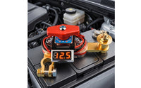 Parasitic Drain Protection Battery Disconnect Switch with Digital Voltage Display Heavy Duty Battery Disconnect Switch Corrosion-Resistant Low Resistance for Car Owners