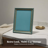 Photo Frame Jewelry Holder Versatile Earring Display Board Necklace Storage Frame Perfect Gift Countertop Jewelry Stand Elegant
