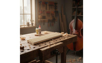 5 Pieces Double Bass Sound Post Spruce Contrabass Spruce Sticks Cello Wooden Accessory for Luthiers