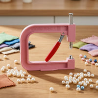 Hand Press Pearl Setting Machine Easy to Use Pearl Setting Machine Tabletop for Makers, Clothing Decoration, Home Studios