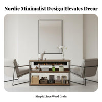 Mobile Sofa Side Storage Unit Space-Saving Slim Sofa Table Modern Design Household Furniture Versatile for Apartment Dwellers, Homeowners, Living Room, Small Areas, Bedroom, Office