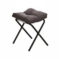 Soft padding Upholstered Footstool Ergonomic Support Padded Low Stool space-efficient Size Footrest Space-Saving for Office Workers, Homeowners, Under Desk, Study Room, Bedroom, Entryway