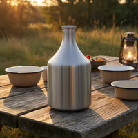 Stainless Steel Spirits Bottle Wide Base Stainless Steel Hip Container Food Drink Container