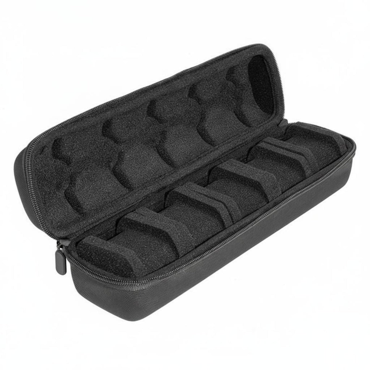 5 Compartment Watch Case Debris-Resistant-Resistant 5 Compartment Watch Travel Case Timepiece Organizer Foam Interior Fastener