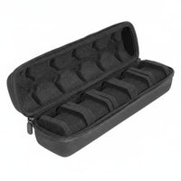 5 Compartment Watch Case Debris-Resistant-Resistant 5 Compartment Watch Travel Case Timepiece Organizer Foam Interior Fastener