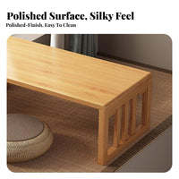 Japanese design Foldable Leg Table Multi-Purpose Foldable Bed Tray Multipurpose Floor Desk Space-Saving for Apartment Dwellers, Remote Workers, Bay area, Bedroom, Living Room, Home Office
