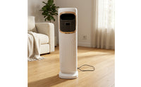 Multipurpose Column Air Cooler with Heater Floor-Standing Evaporative Air Cooler Portable Misting Fan with Heater Windowless for Homeowners