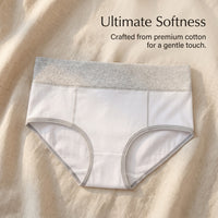 Ladies Underwear High Waist Briefs for Plus Size to 5XL, Womens Multipack with 95% Material for Daily Use