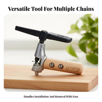 Bike Chain Connector Link Pliers Heavy-Duty Master Link Pliers Return Spring Cycle Chain Removal Tool for Cyclists, Home Workshop, Garage