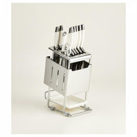 Countertop Holder Large Capacity Universal Kitchen Holder Modern Cutlery Organizer Easy to Clean Ventilated Design