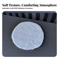 DIY Decoration Miniature Soft Carpet Soft Hint Dollhouse Miniature Rug Prop for Hobbyists, Children, Photography Set, Playroom