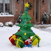 Outdoor Inflatable Christmas Tree Garden Christmas Inflatable Tree Lawn Yard Decoration Festive for Porch