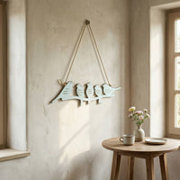Metal Bird Wall Art Farmhouse Metal Bird with Branch Rust-Resistant for Patio